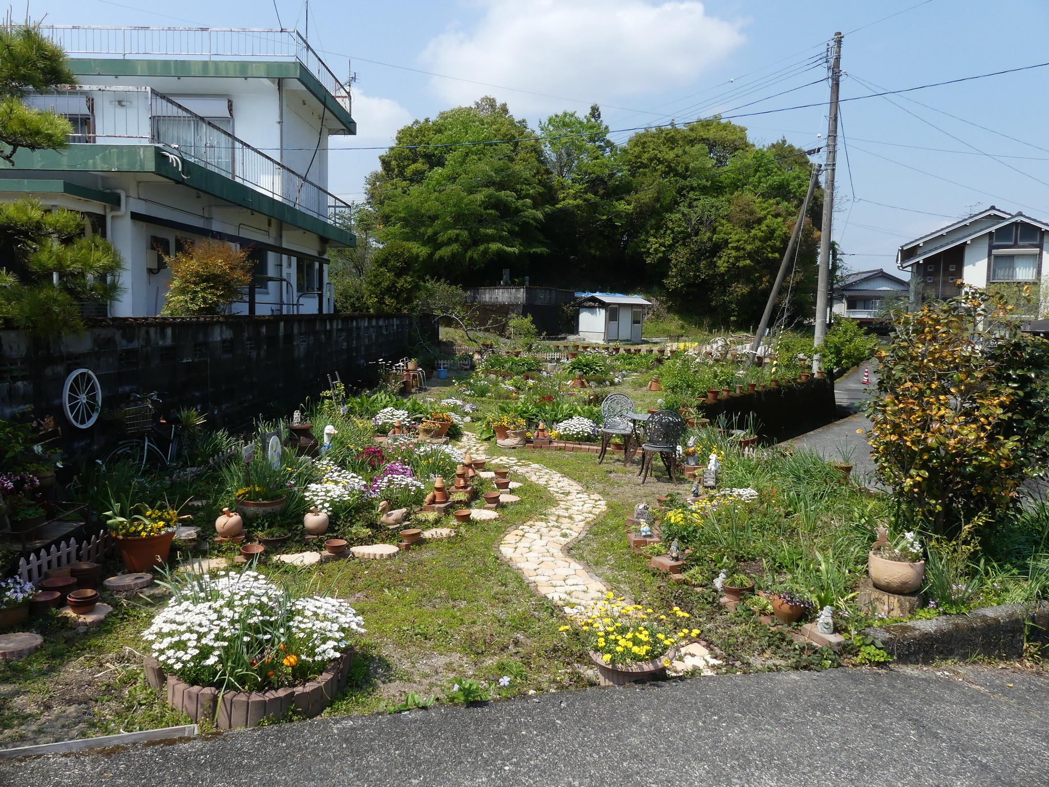田村里和さんのお庭